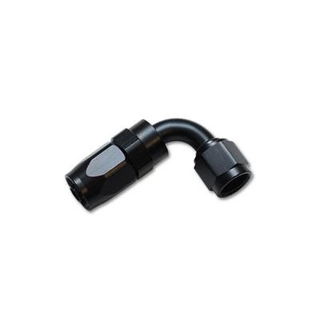 VIBRANT VIBRANT 21906 90 Degree Hose End Fitting Size -6 An; Black V32-21906